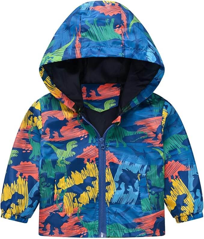 Wasserdichte Kinder Regenjacke mit Kapuze – 50% Rabatt