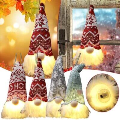 Weihnachtsdeko Wichtel 4er-Set – festliche Figuren fürs Zuhause
