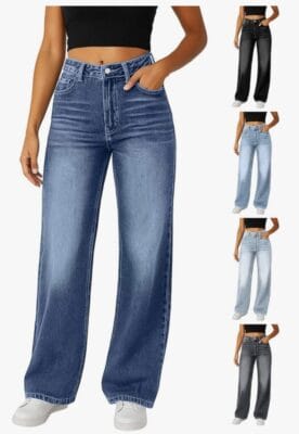 Wide Leg Jeans für Damen