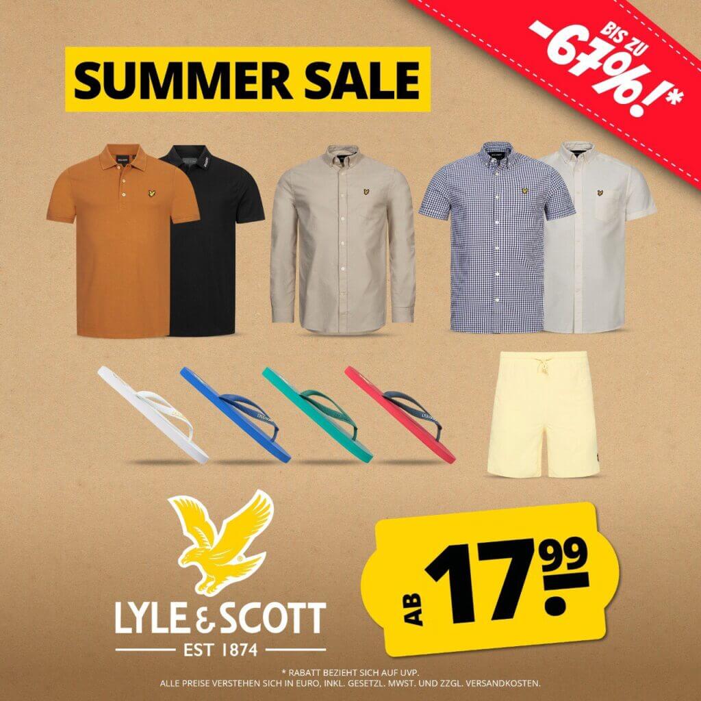 LYLE & SCOTT SUMMER SALE – 67% Rabatt