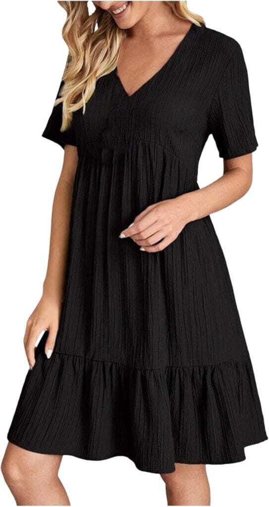 Knielanges Damenkleid in verschiedenen Farben – 50% Rabatt