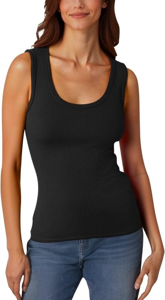 Figurformende nahtlose Tanktop Shirt für Damen – 50% Rabatt