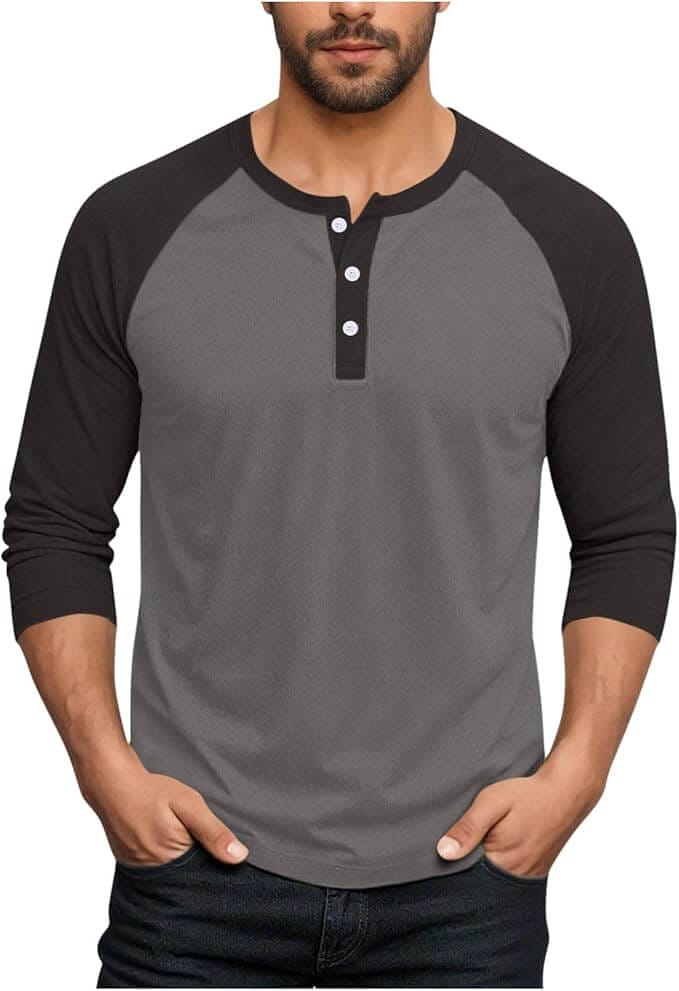 Herren-Langarmshirt – 60% Rabatt