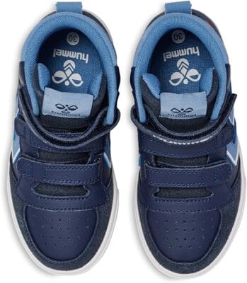 Bequeme hummel Sneaker für Kinder mit Klettverschluss und robuster Laufsohle.