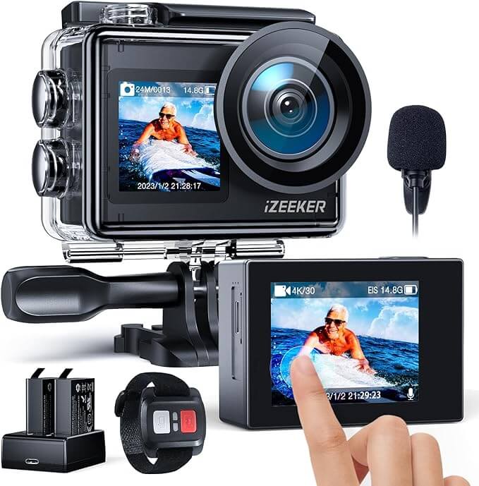 iZEEKER Action Cam 4K – 65% Rabatt