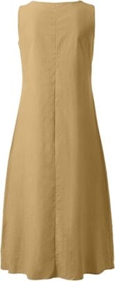 Locker geschnittenes Blusenkleid in zeitloser Optik.

