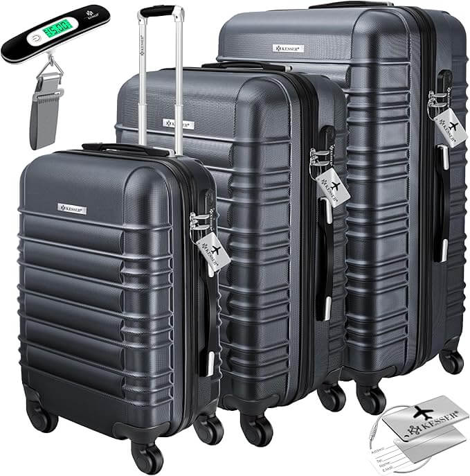 KESSER® 3tlg. Hartschalenkofferset – 45% Rabatt