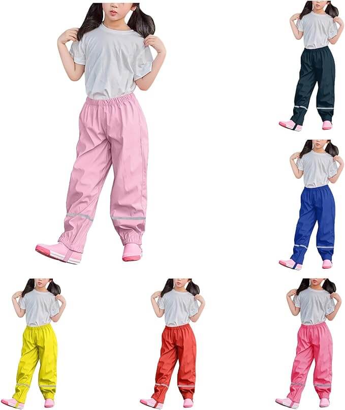 Unisex-Regenhose für Kinder – 50% Rabatt