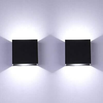 2er-Set LED-Wandleuchten