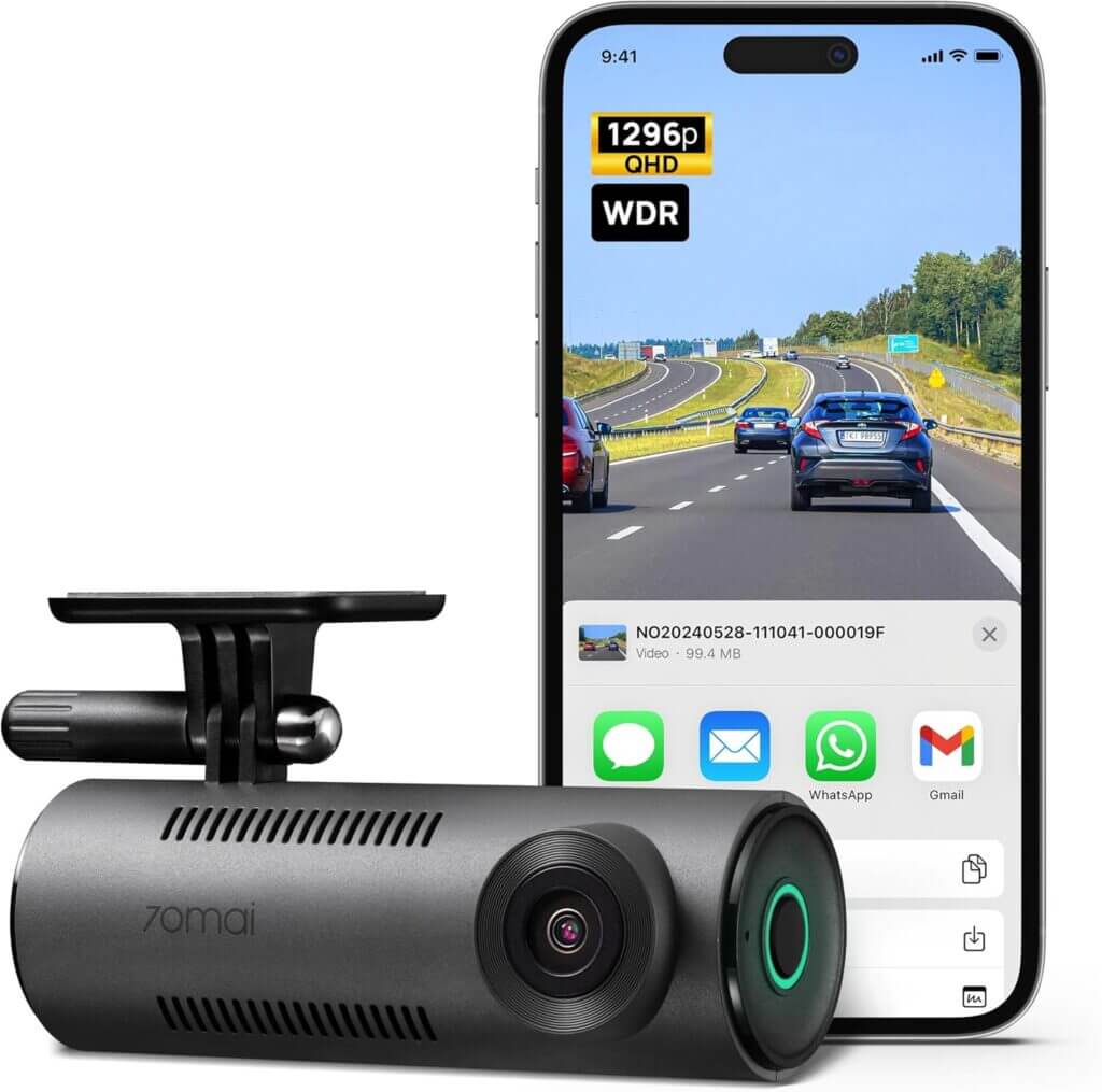 70mai 2K WiFi Dash Cam mit 24 Stunden Parkraumüberwachung – 20% Rabatt