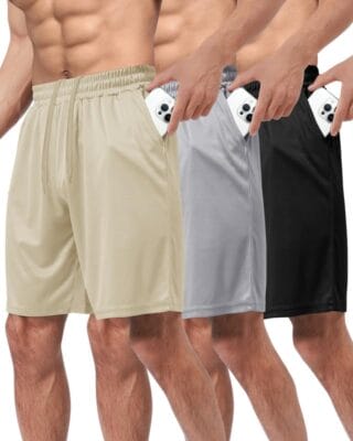 BOOJO 3er Pack Sporthose Herren