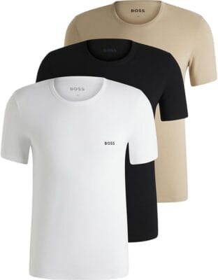 BOSS Herren Underwear T-Shirt 3er-Pack