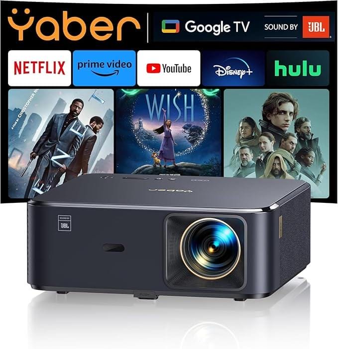 YABER Beamer 4K mit Android – 34% Rabatt