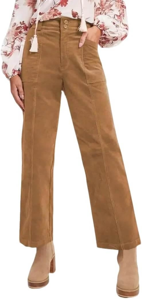 Damen High Waist Cordhose – 50% Rabatt