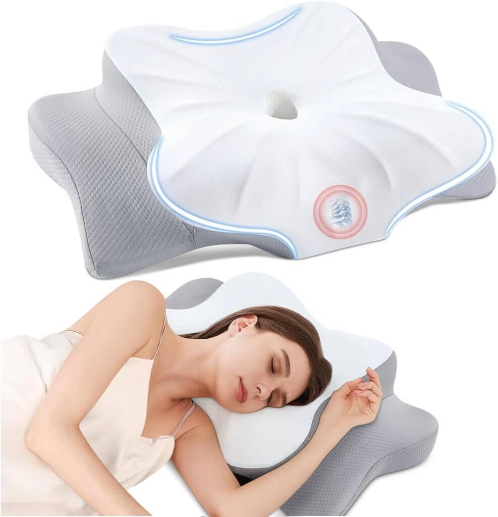Schlafen ohne Schmerzen DONAMA Memory Foam Kissen – 50% Rabatt