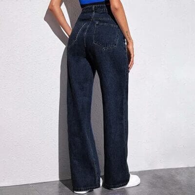  Damen High Waist Jeans