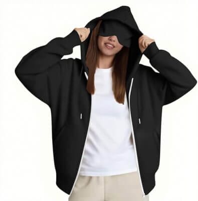 Damen Hoodie mit Schlafmaske