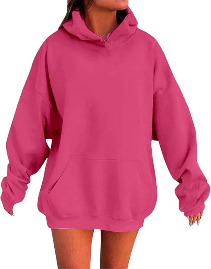 Damen Oversize Kapuzenpullover – 50% Rabatt