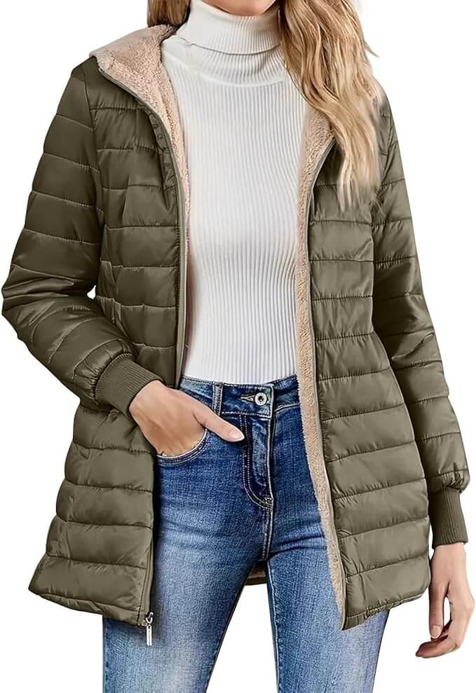 Damen Winter Steppjacke verschiedene Farben – 20% Rabatt
