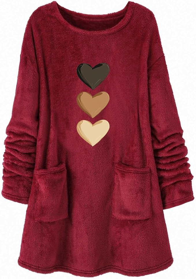 Komiseup Fleecepullover für Damen – 50% Rabatt