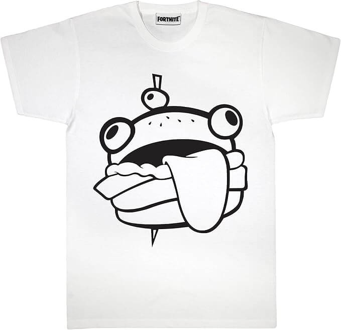 Fortnite Herren Durr Burger Weiß T-Shirt – nur 3,01 €