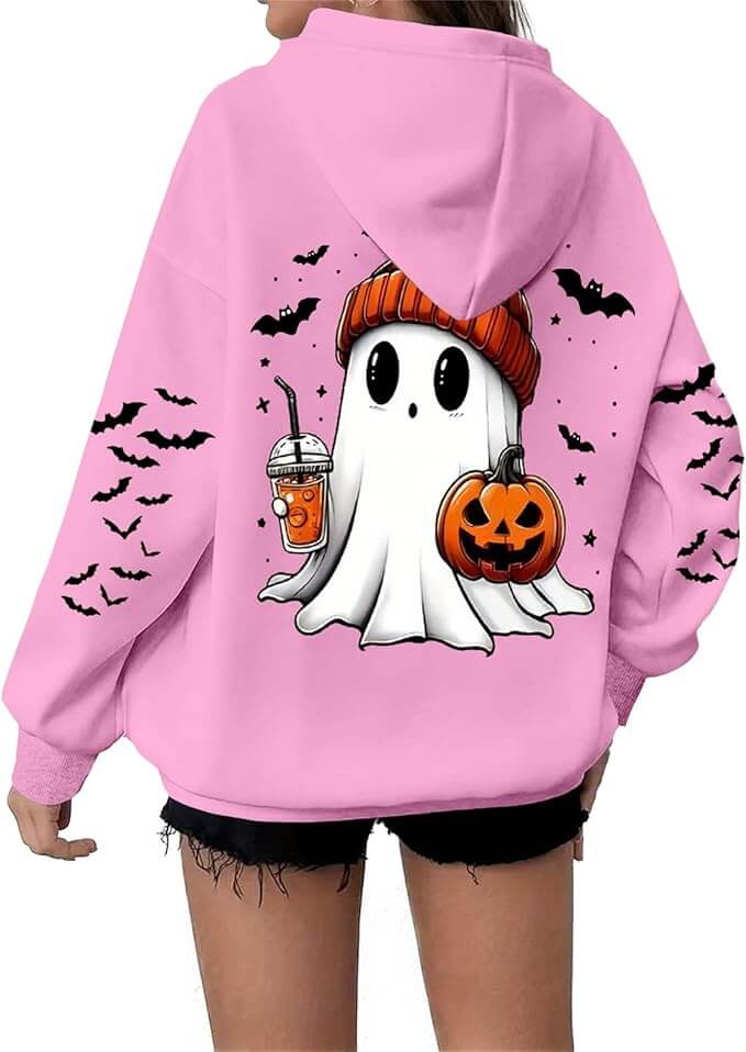 Halloween Kapuzenpullover für Damen – 50% Rabatt