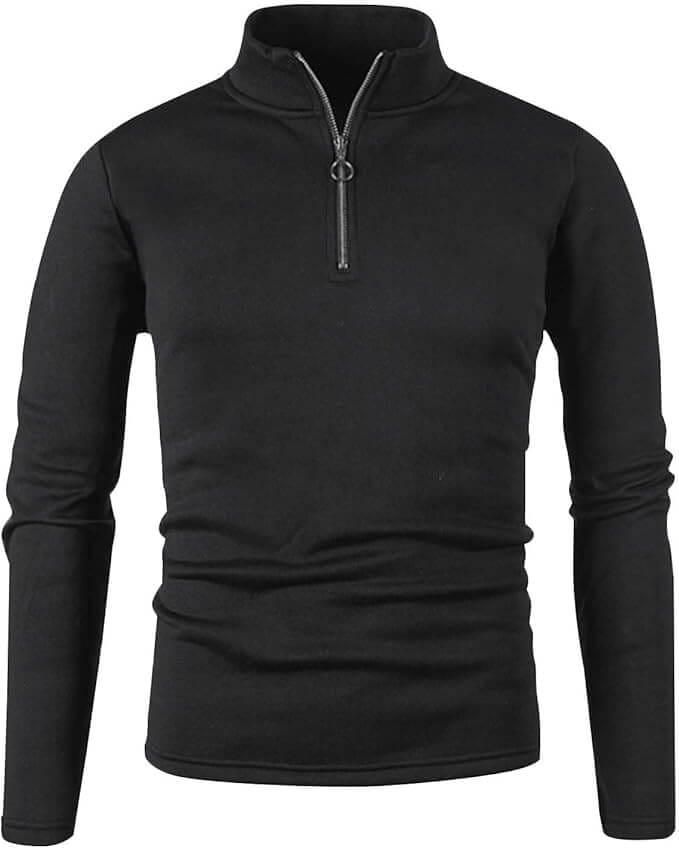 Herren Stehkragen Pullover –  50% Rabatt