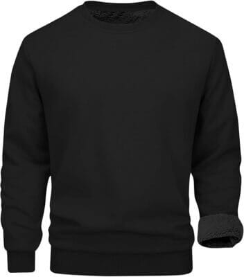 Herren Sweatshirt Fleece 