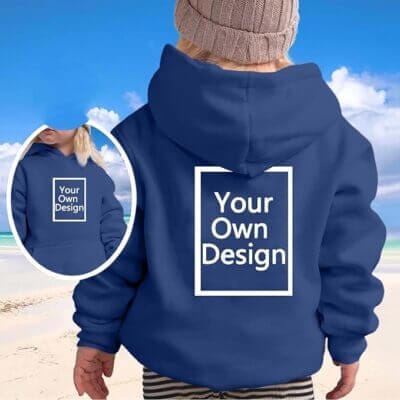 Personalisierbarer Kinder Hoodie