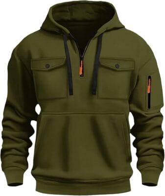 Hoodie Herren mit Taschen 