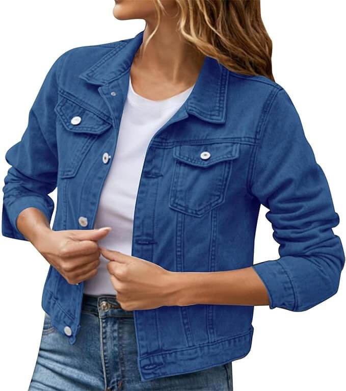 Jeansjacke für Damen – 30% Rabatt