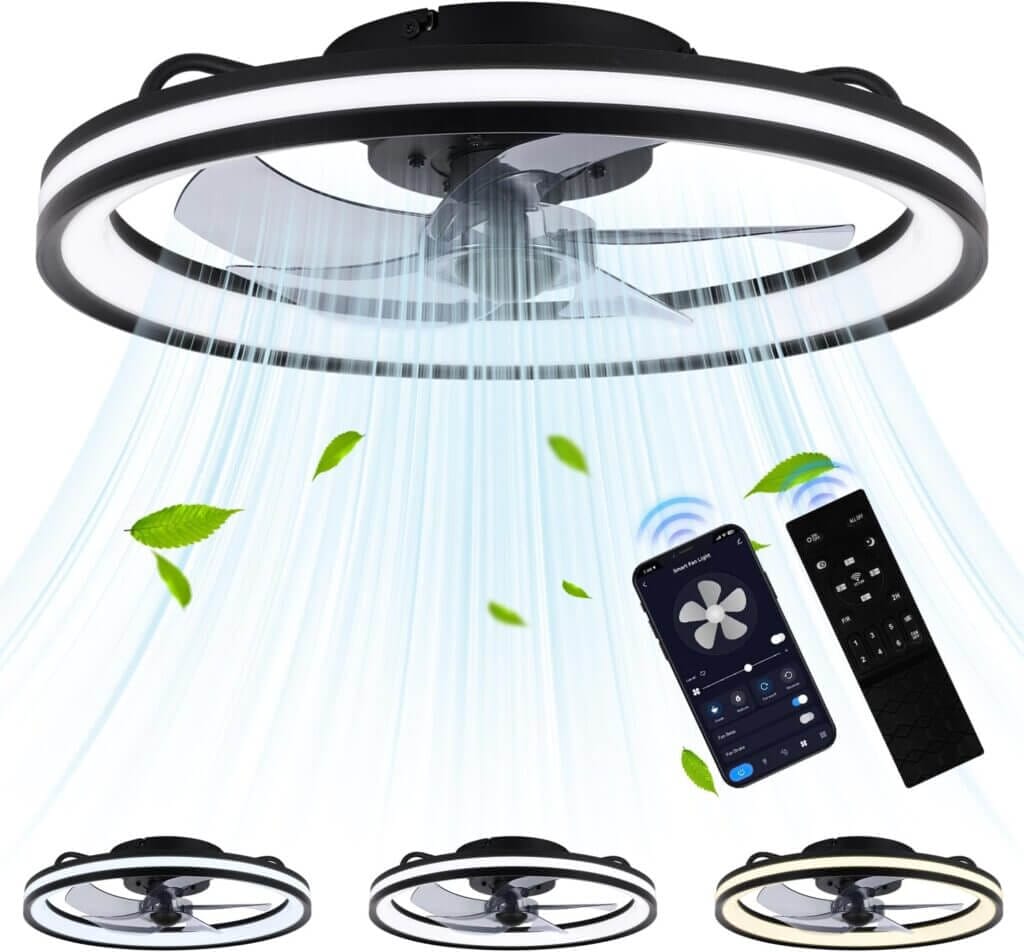 Joparri Deckenventilator mit Beleuchtung – 30% Rabatt