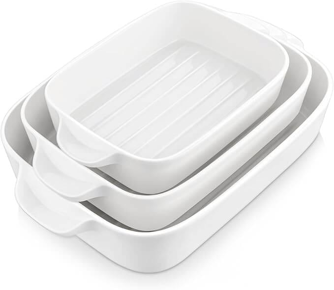 MALACASA Auflaufformen Set (3-teilig) – 50% Rabatt