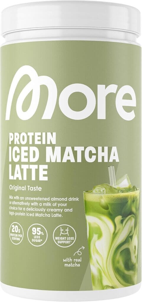 MORE Protein Iced Matcha Latte – 36% Rabatt