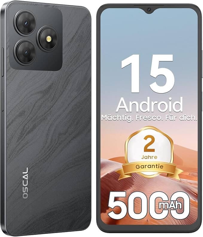 OSCAL Smartphone 2025 Android 15 – 73% Rabatt