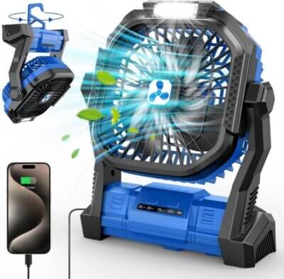 PDBEST batteriebetriebener Ventilator - 50% Rabatt