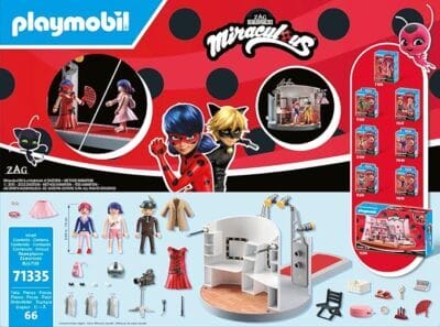 PLAYMOBIL Miraculous Gabriels Fashion Show Set - 56% Rabatt 2 Das Spielset bietet detailreiche Figuren und Zubehör für fantasievolles Spielen. Kinder tauchen in die Welt von Miraculous ein und erleben kreative Abenteuer.