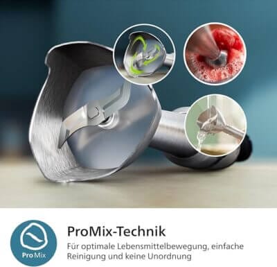 Leistungsstarker Philips Stabmixer für vielseitige Zubereitung