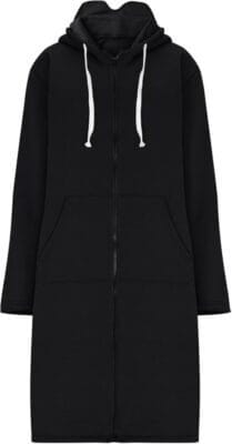 Sweatjacke Damen Lang mit Kapuze