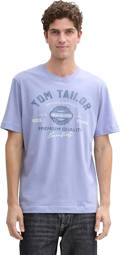 TOM TAILOR Herren T-Shirt Logo – 68% Rabatt