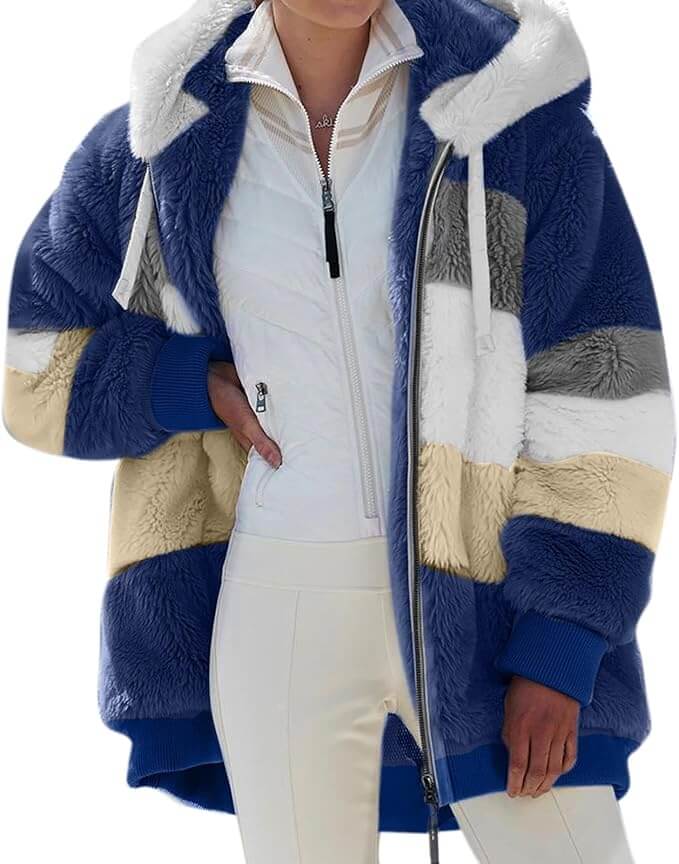 Damen Plüschjacke – 30% Rabatt