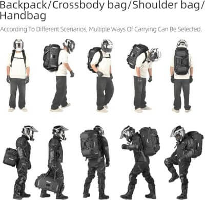 UBORSE Motorrad Hecktasche