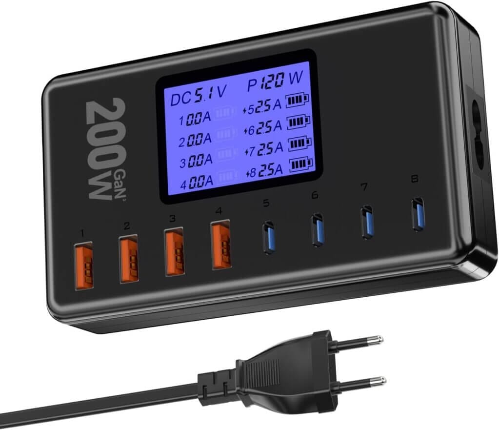 USB C Ladegerät 200W – 50% Rabatt