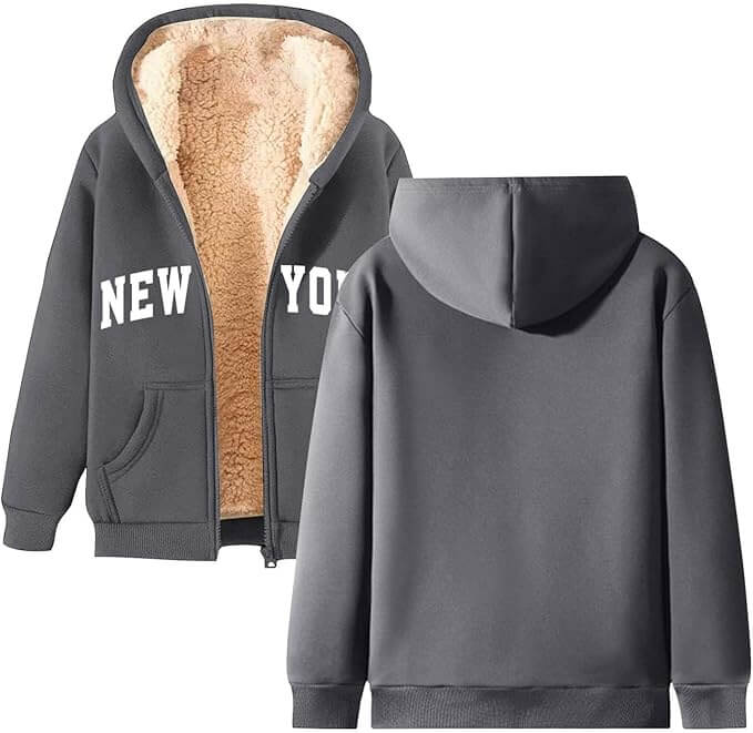 Winter Fleecejacke – 58% Rabatt