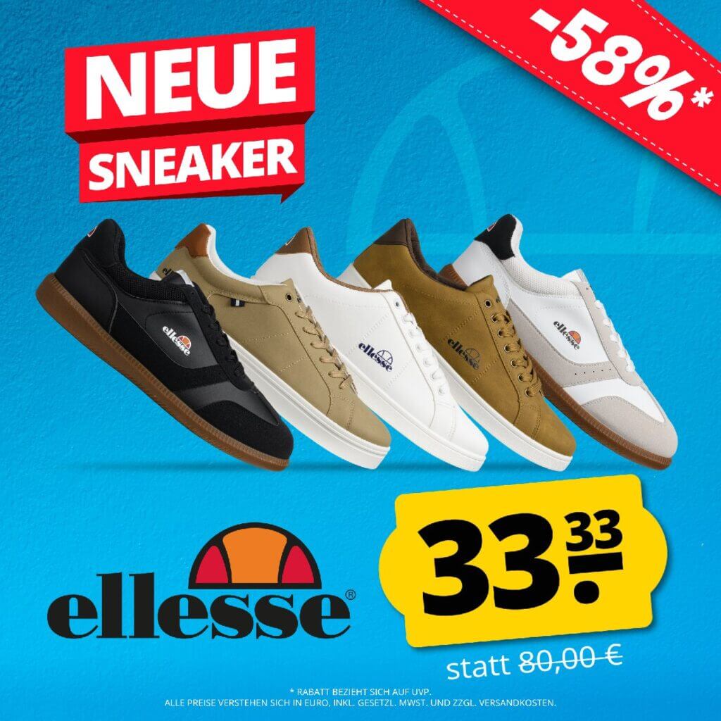 ellesse Sneaker Sneaker Sale – 58% Rabatt