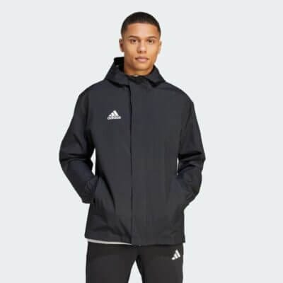 Leichte adidas Herren All-weather Jacket mit wind- und wasserabweisenden Eigenschaften.