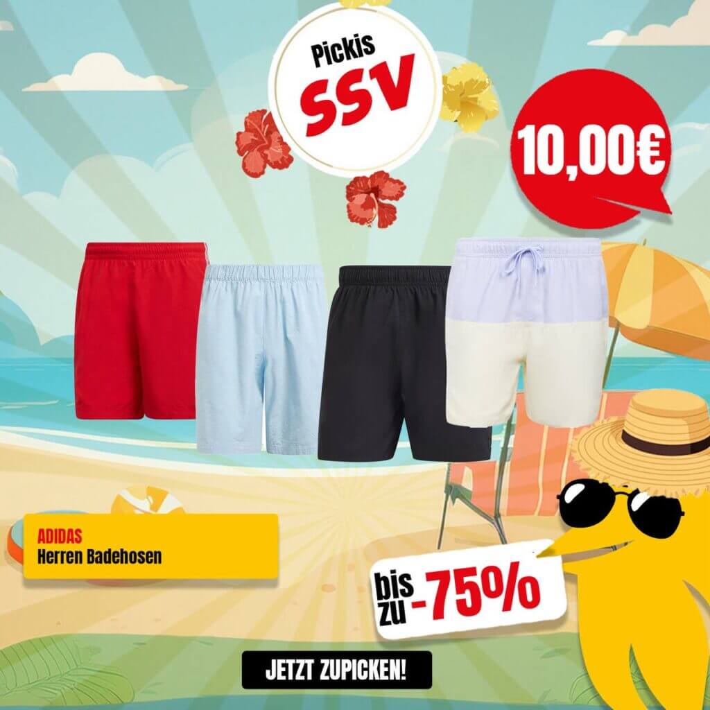 Badeshorts Sale – alles 10 €