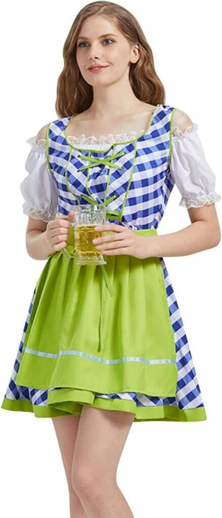 3 teiliges Dirndl Set für Damen – 30% Rabatt