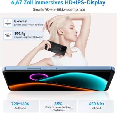 Blackview Color 6 KI Android 15 Smartphone