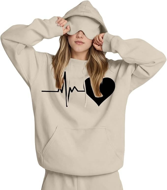 Kapuzenpullover mit integrierter Augenmaske – 25% Rabatt